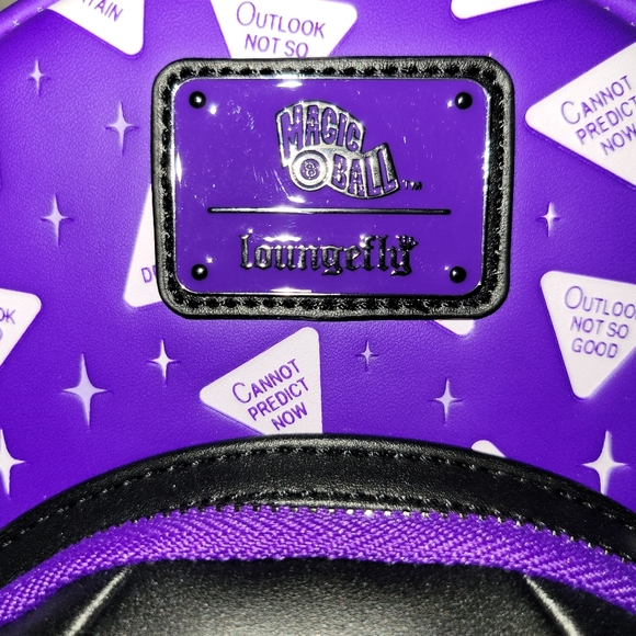 NWT Loungefly Magic 8 Ball All-Over Print Lenticular Mini Backpack - Picture 2 of 12